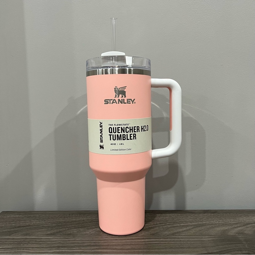 Stanley Quencher H2.0 Tumbler 40 oz The FlowState - Peach Colorblock